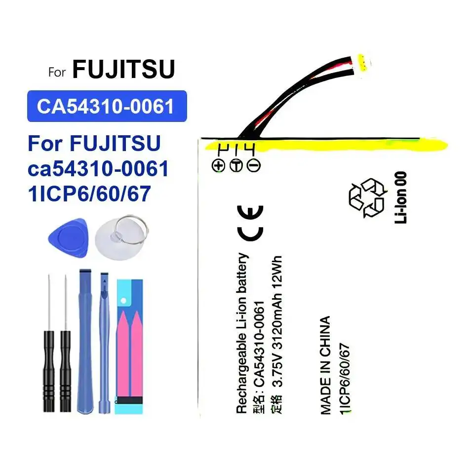 

Надежный мобильный аккумулятор для телефона Fujitsu CA54310-0061 1ICP6 60 67 3120 мАч