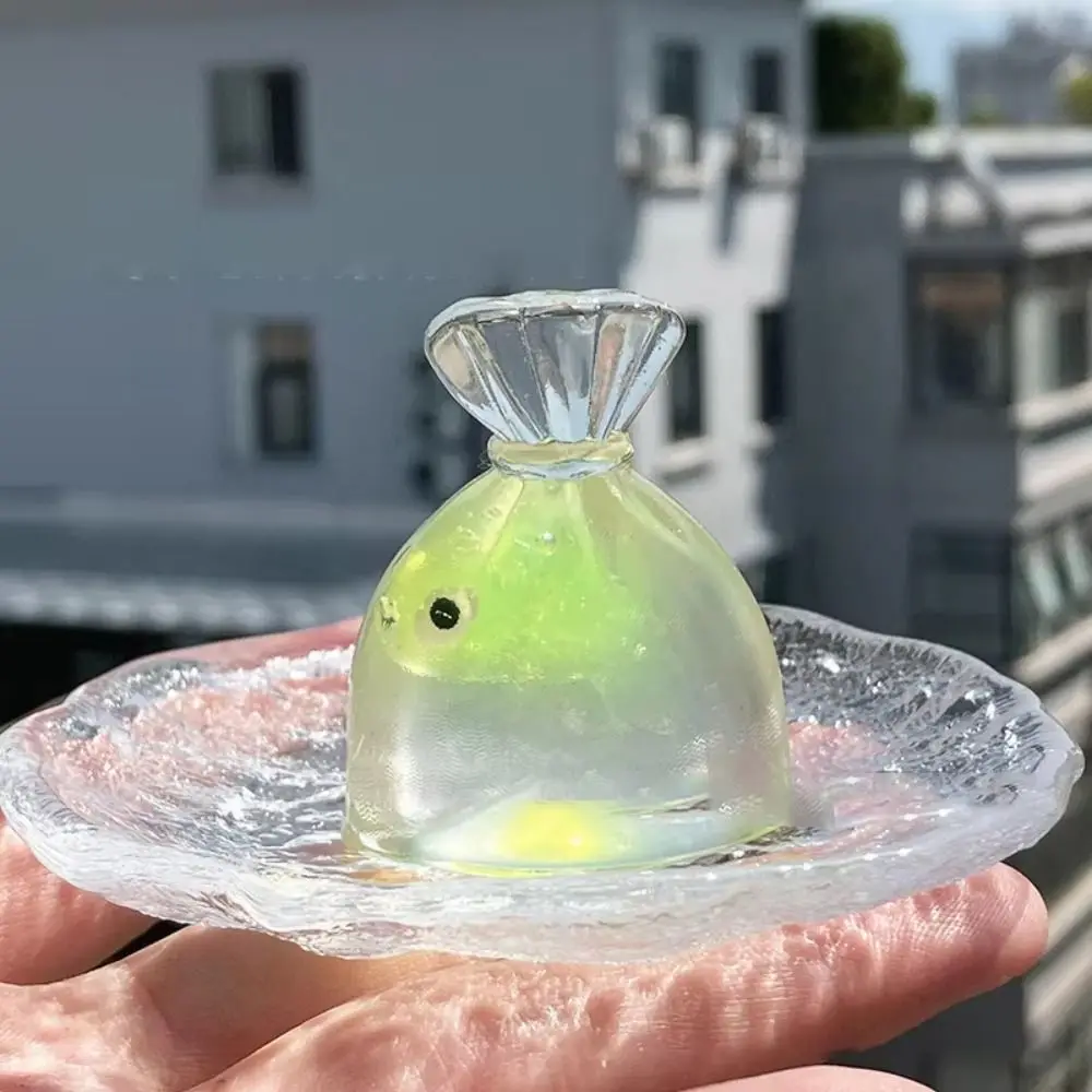 2Pcs New TPR Goldfish Bag Squeeze Toys Slow Rebound Pinching Goldfish Decompression Toys Cute Adult Stress Toy