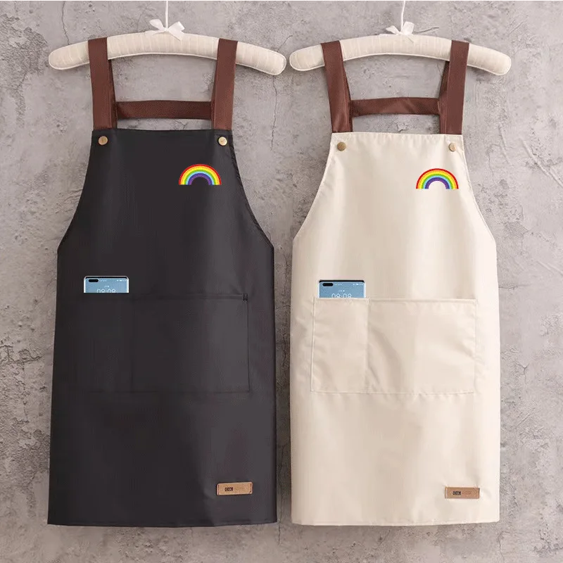 Stain Resistant Waterproof Apron for Kitchen Meal Prep Fashionable Apron Catering Business Practical Adult Work Outfit