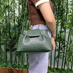 2022 New Fashion Crocodile/struzzo Pattern borsa da donna Brand Design luxury Lady Single Shoulder Messenger Bags Hobo Tote Bag