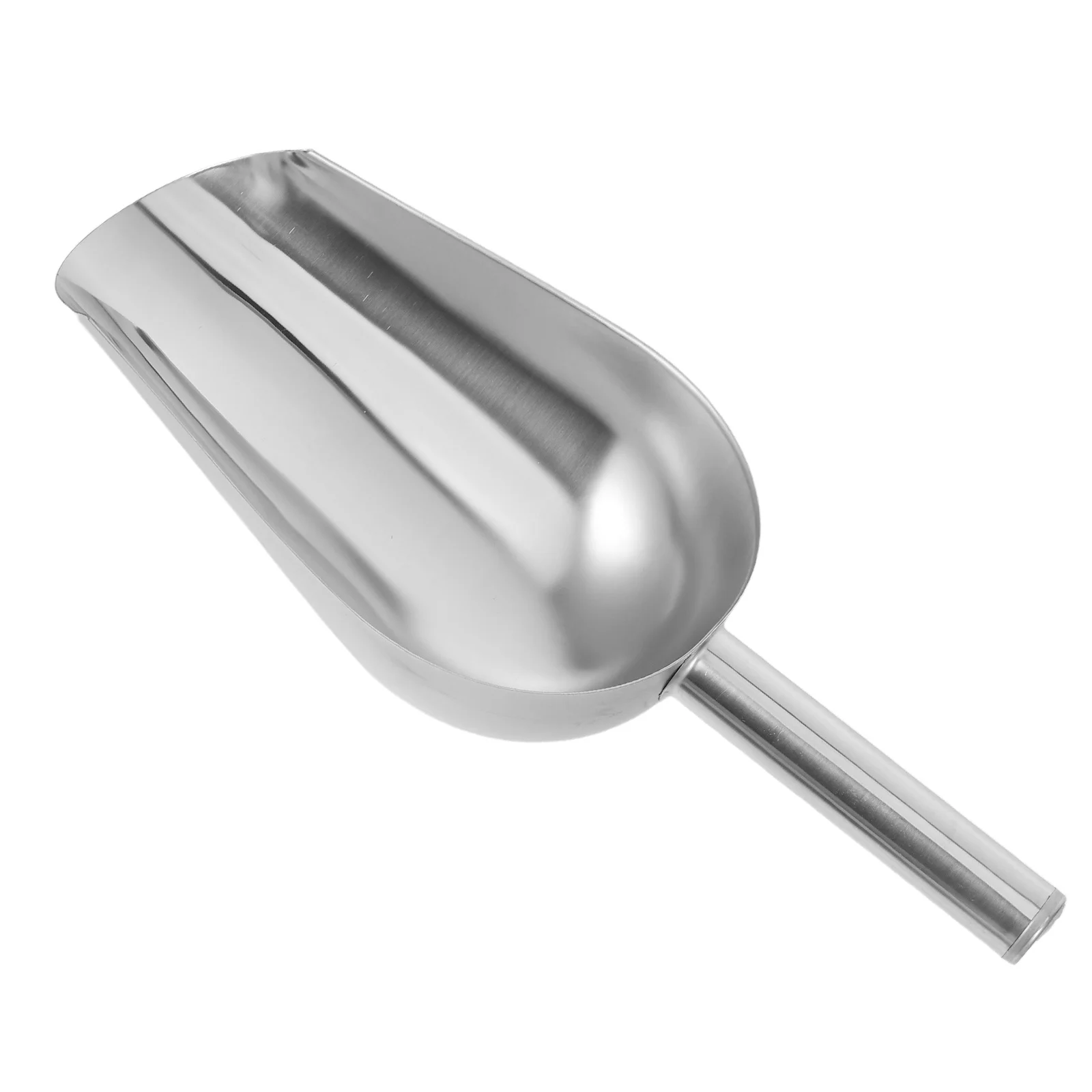 

Stainless Steel Ice Cube Shovel 30X13Cm Multifunction Grain For Rice Candy Beans Flour Food Bar Tools Kitchen Countertop Use Ice