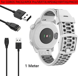 1 m Smartwatch Uhr Ladegerät für Coros Pace2/Apex Pro/Vertix/Apex42/Vertix2/Pace3 USB tragbare Ladekabel Adapter Zubehör