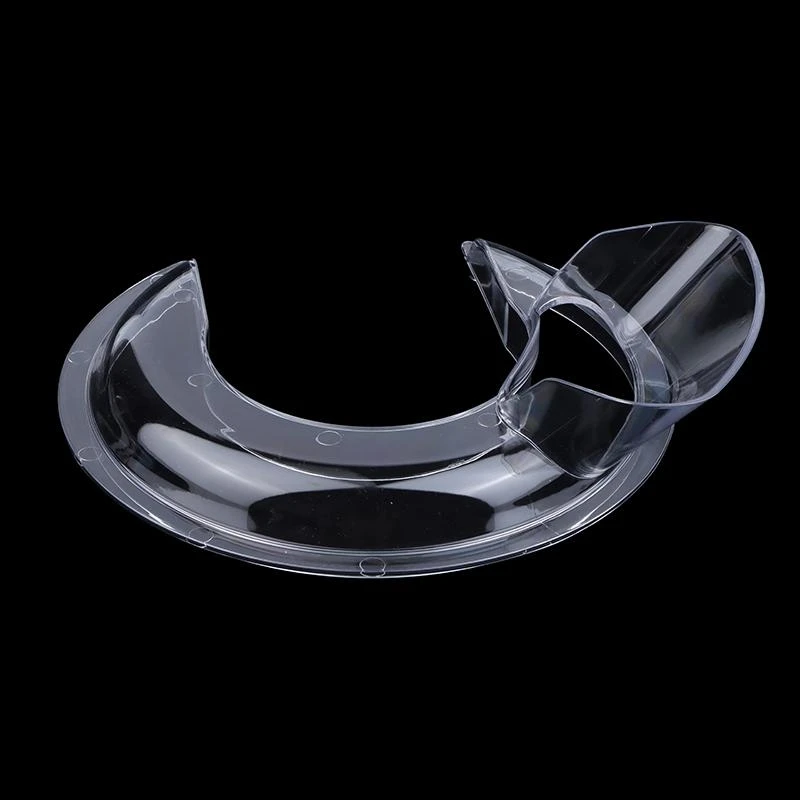 【W】Precision Pouring Shield For KitchenAid 4.5-5 Quart Tilt-Head Stand Mixers Secure Splash Guard For Stainless Steel Glass Bowl