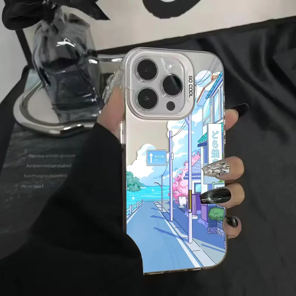 Cherry Blossom Scenery Phone Case For Infinix HOT 70 NOTE 60 50 50I 40I 40 30 30I 20 20S 12 11 11S 10S Shockproof Phone Cover