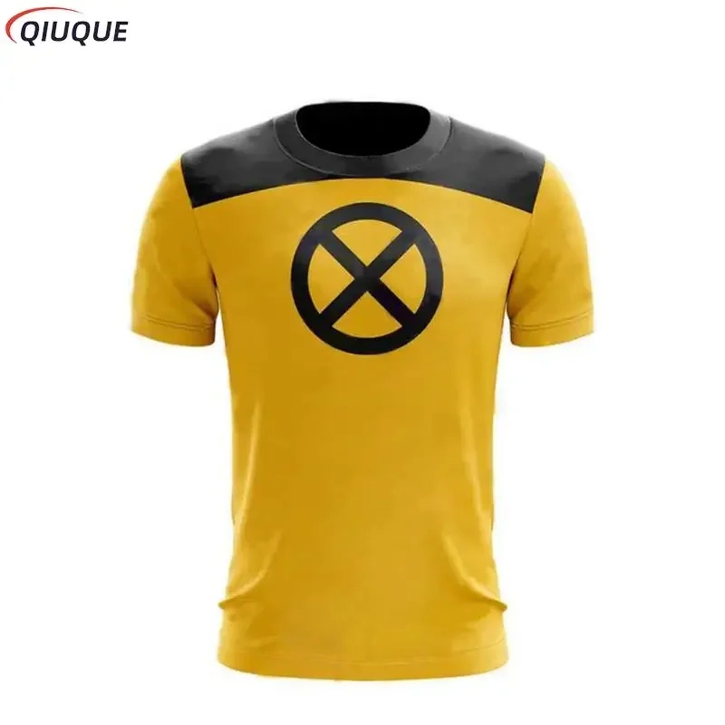 Deadpool Cosplay Costume Summer Men 3D Printed T shirts Compression Wade Winston Wilson Printing Short Sleeve T-Shirt Tops Tee