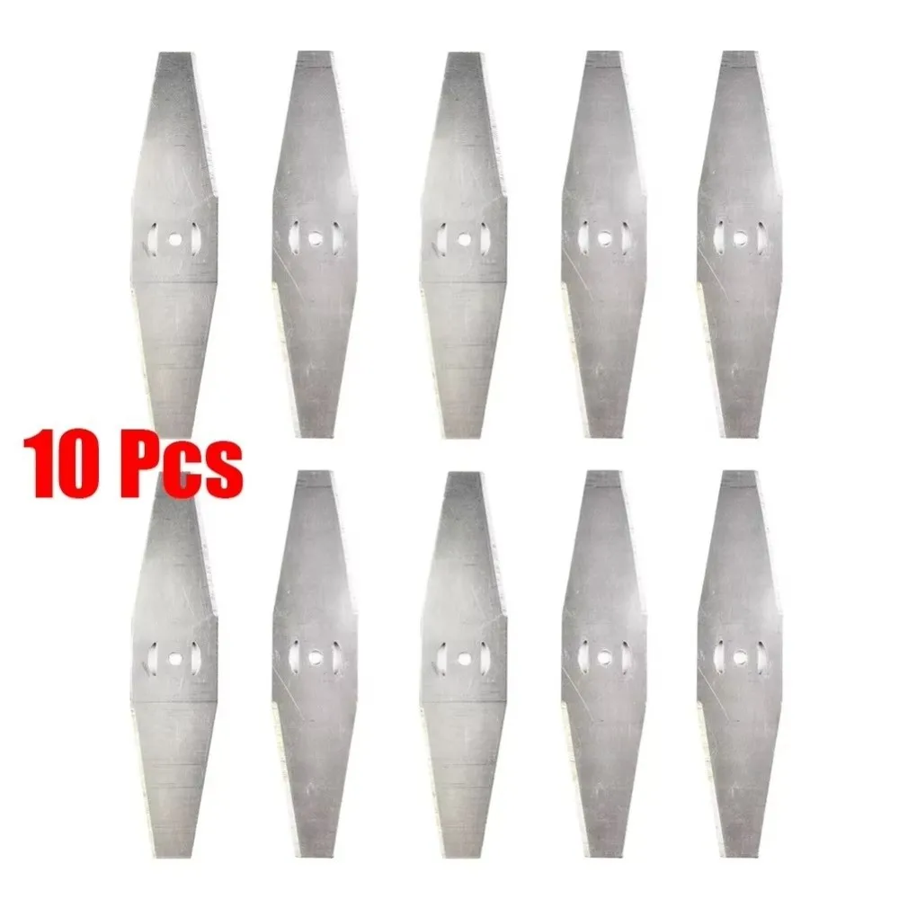 10PCS Mower Blades Trimmer Head Replacement Garden Lawn Power Tools Accessories 150mm Grass Trimmer Blades Steel Durable