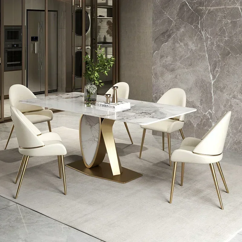 Salon White Nordic Dining Chair Velvet Modern Office Design Dining Chair Leather Gold Sillas Comedores Kitchen Furniture LK50CY