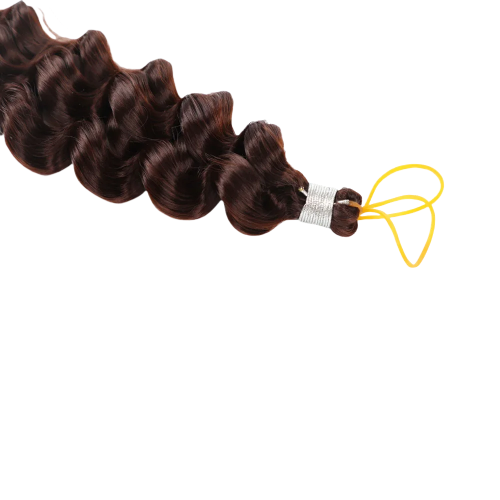 طويل الاصطناعية موجة عميقة الكروشيه تجديل الشعر 18 بوصة كروشيه اصطناعي الشعر مقاومة للحرارة كروشيه اصطناعي تجديل الشعر