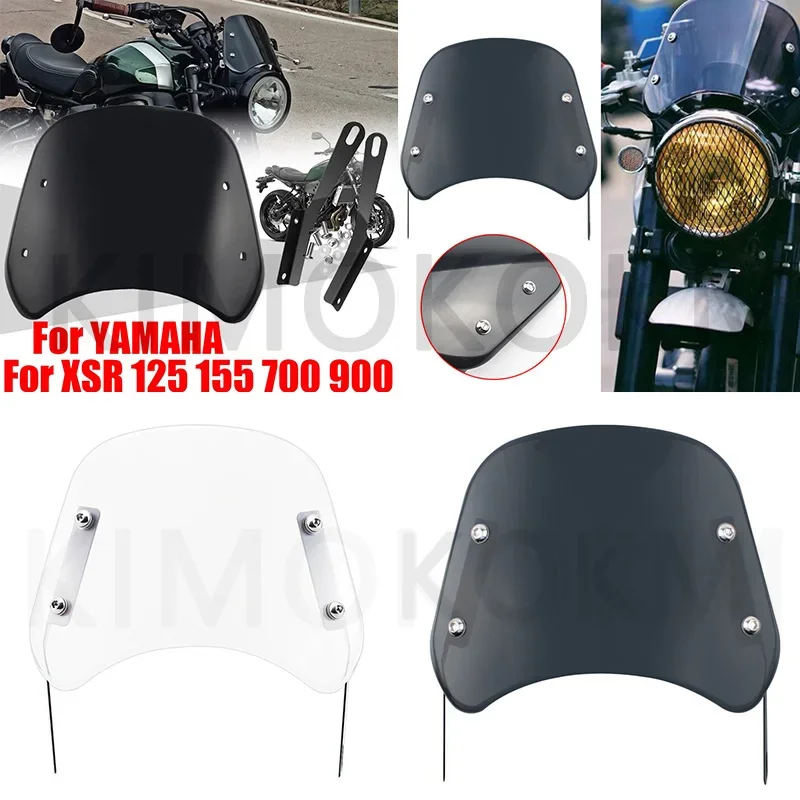 Motorcycle Modified Windscreen Windshield Wind Screen Deflector Cover for Harley Honda Yamaha Kawasaki Suzuki