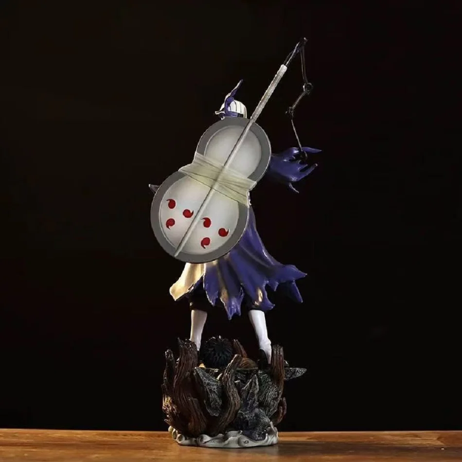Naruto Anime Figuur Uchiha Obito Actiefiguren tweekoppige Standbeeld PVC Collectie Model Desktop Ornament Verjaardag Speelgoed Gift