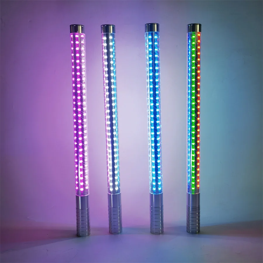 Bastón estroboscópico LED recargable para Bar, barra de baile, barra de 60CM y 80CM, botella de champán, luz brillante