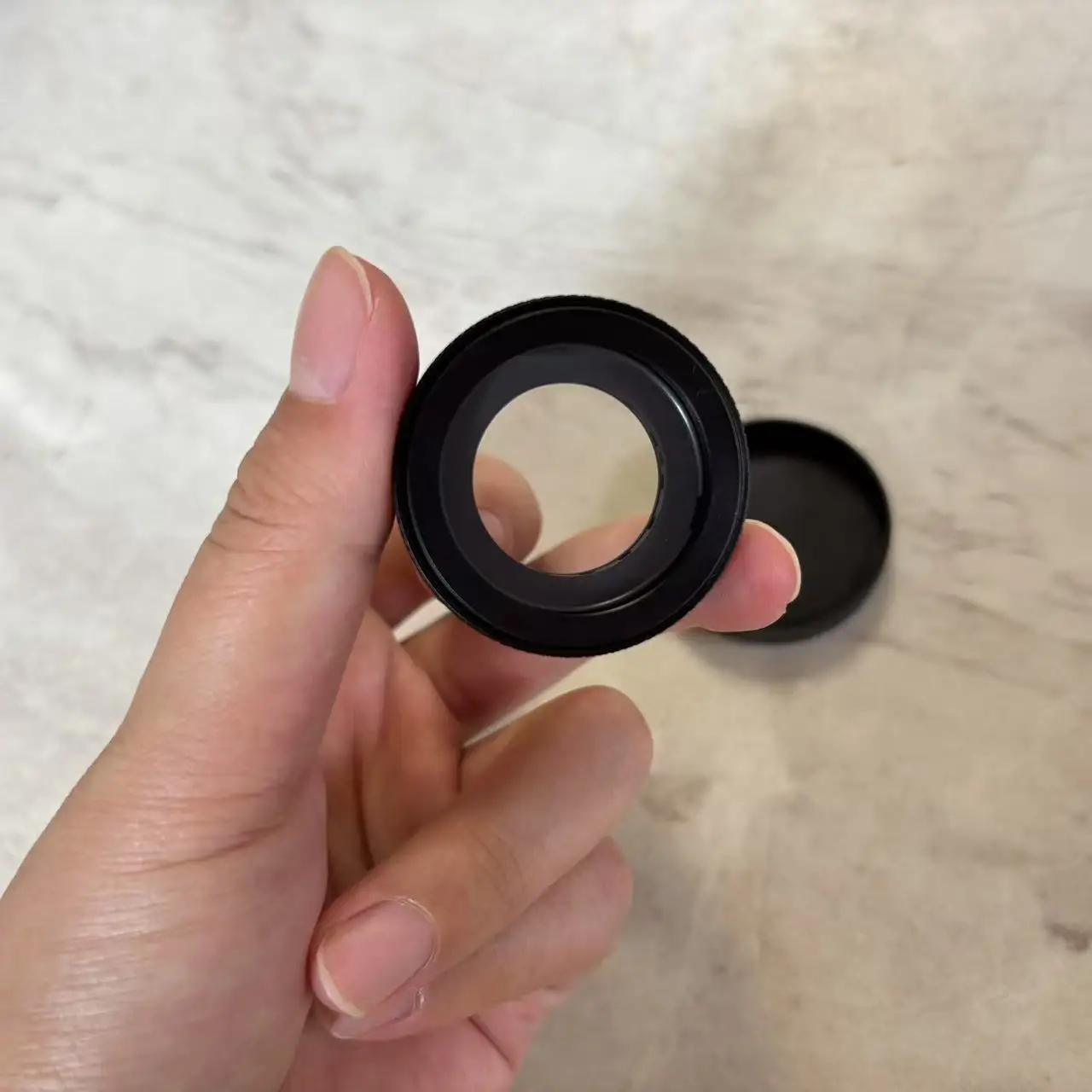 1PC PVS14 Adjustable IRIS 1.5~22mm Aperture with Sacrificial Glass Objective Lens Module DIY Retrofit Adapter Ring