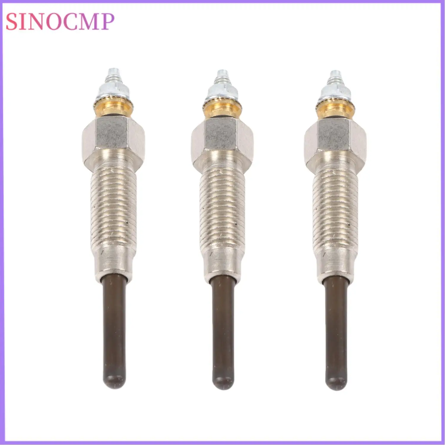 3PCS Glow Plug 30L66-00302 30L6600302 For Mitsubishi L3E Wear Parts Ignition System Spark Plugs Glow Plugs Car Parts