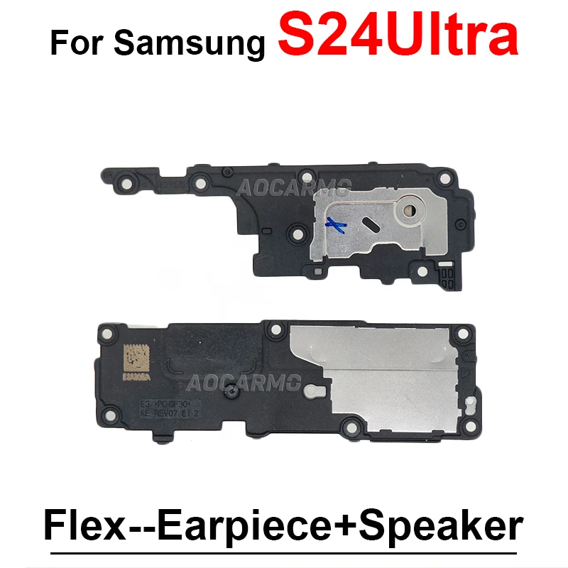 For Samsung Galaxy S23 S24 Ultra S23U S25 S24+ Plus Loudspeaker Vibrator Buzzer Ring + Ear Speaker Earpiece Flex Replacement image 4