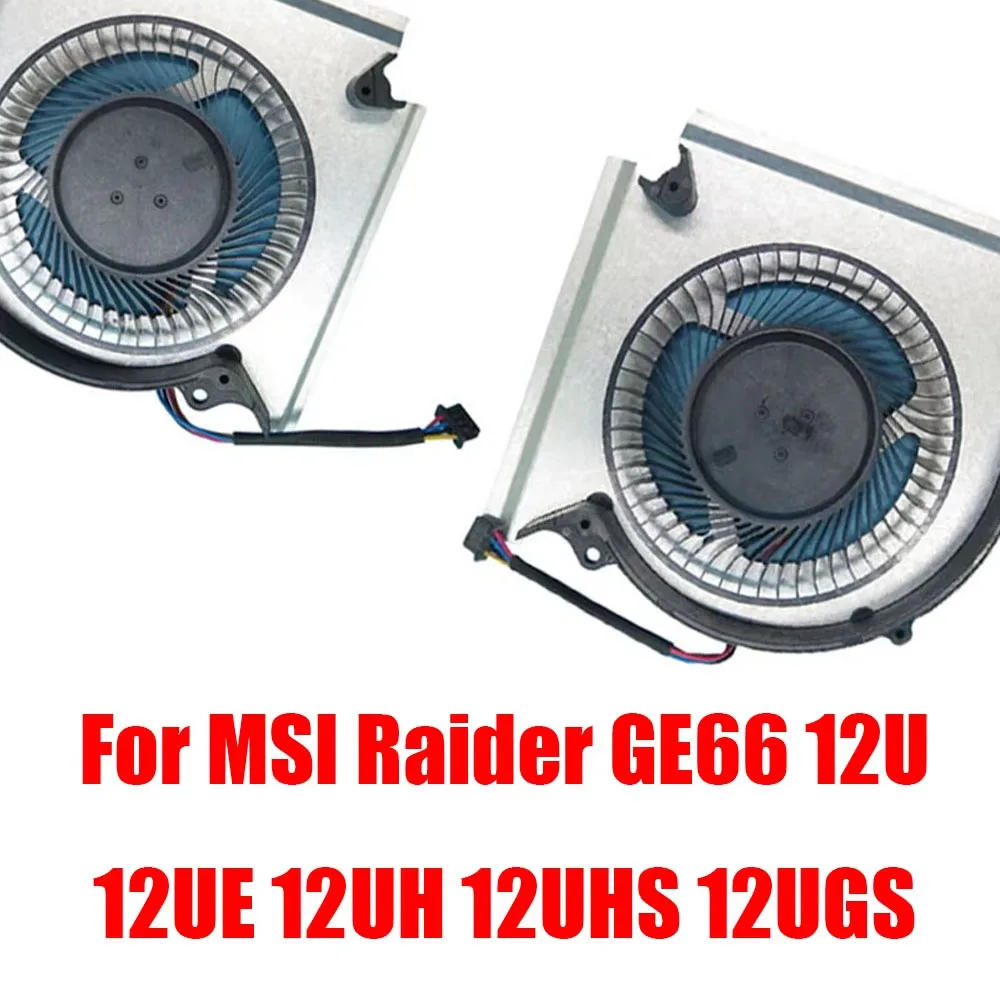 For MSI Raider GE66 12U 12UE 12UH 12UHS 12UGS MS-1544 1.0A 5VDC Laptop CPU GPU FAN