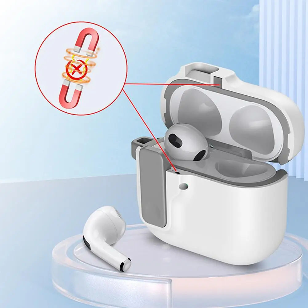 Funda protectora para Airpods 4, funda protectora de silicona para auriculares Apple, accesorios para auriculares inalรกmbricos Airpods 4