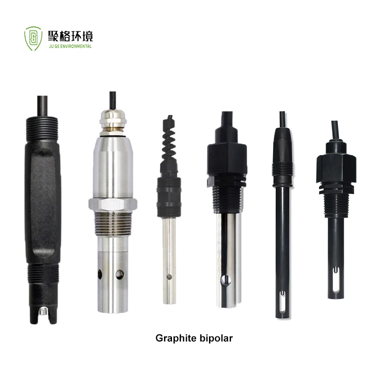 

Industrial Online Two Poles Graphite Bipolar Conductivity TDS Salinity Sensor Digital Sensor 4-20ma Electrode