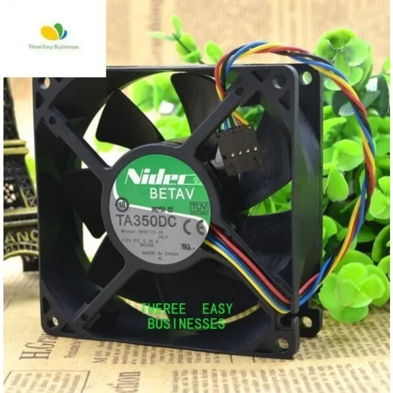 

TA350DC M35172-35 90*90*32 12 В 0,55 А настольный 4-проводной вентилятор с контролем температуры