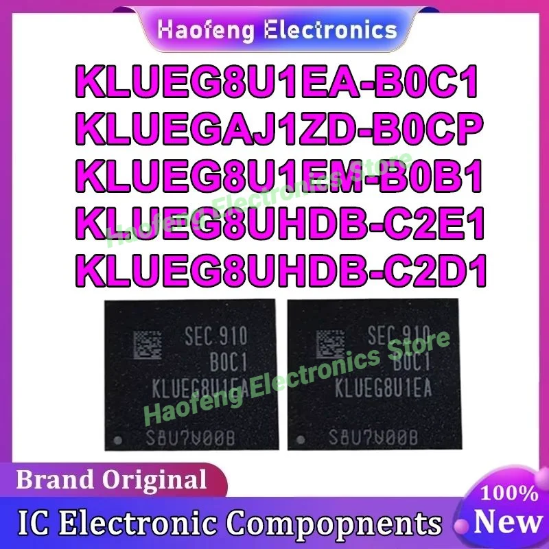 

KLUEG8U1EA-B0C1 256G BGA153 UFS KLUEGAJ1ZD-B0CP KLUEG8U1EM-B0B1 KLUEG8UHDB-C2E1 KLUEG8UHDB-C2D1 KLUEG8U1EA KLUEGAJ1ZD 256 ГБ