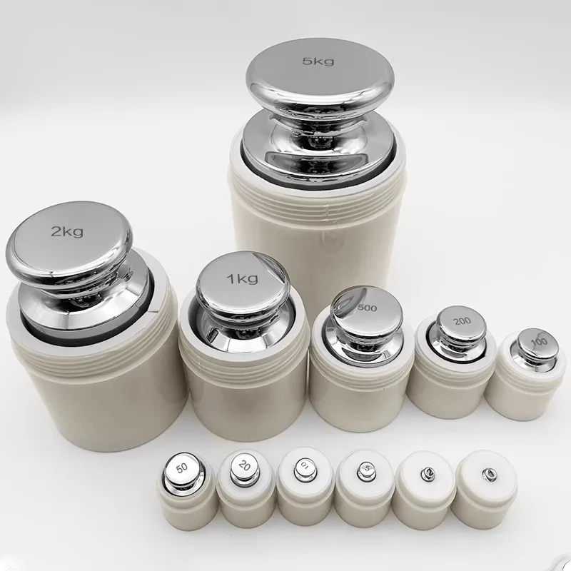 1mg-500g 1Kgs 2Kgs 10Kgs 20Kgs F1 M1 F2 Grade Stainless Steel Milligram Calibration Weight Set For Electric scale Balance Test