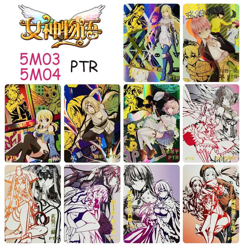 

Goddess Story 5M04 PTR Card Nakano Ritsuki Tsunade Anime Character Collection Rare Collection Flash Card Board Game Toys Gift