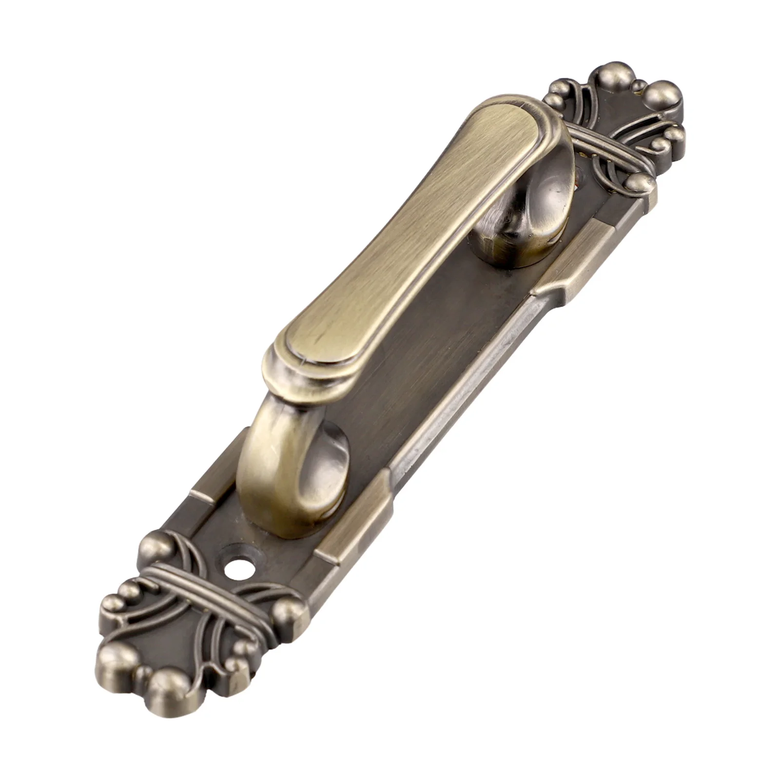 

Ручка из алюминиевого сплава, европейская антикварная дверная ручка, домашний декор, офисный декор, кофейно-коричневый, высокотемпературное уплотнение, элегантный дизайн