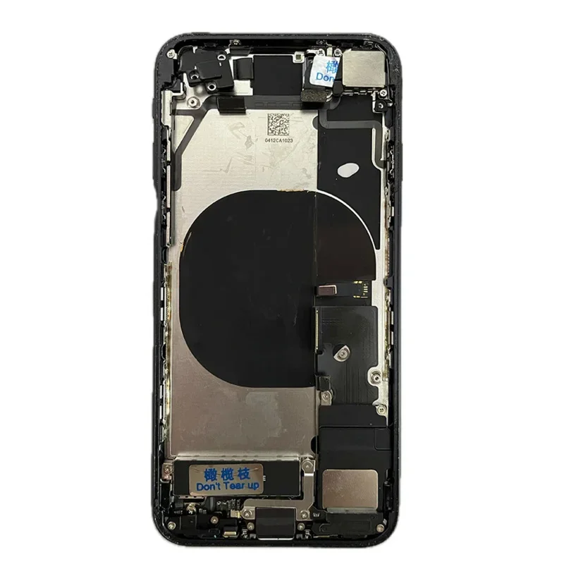 With Camera Back Housing For iPhone 8 Battery Back Shell Rear Door With/No LCD Screen Chassis Frame   SIM Tray