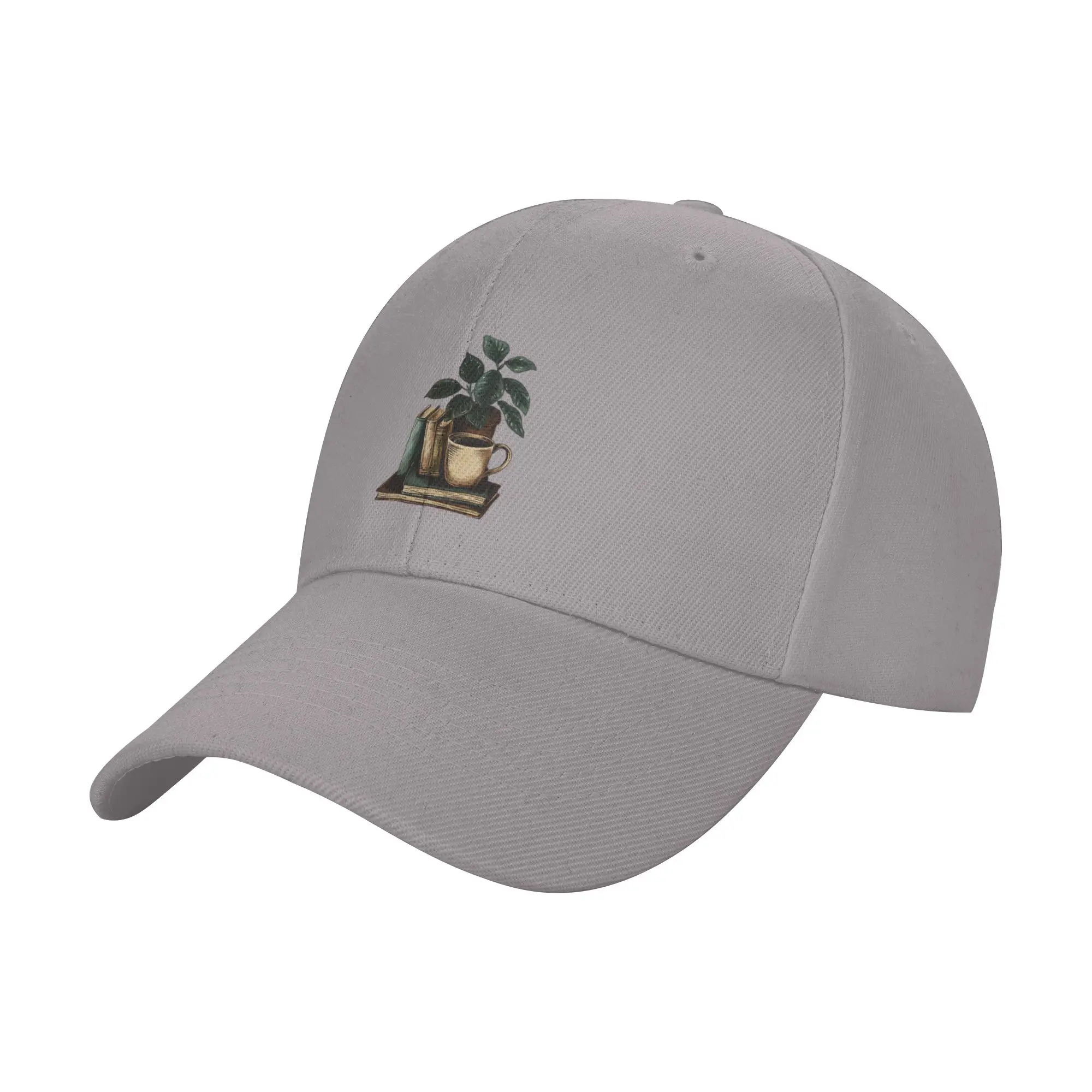 Hot Sale Relaxing Coffee and Books Baseball Cap  Classic Hats For Men  Leisure Activity Hats For Men