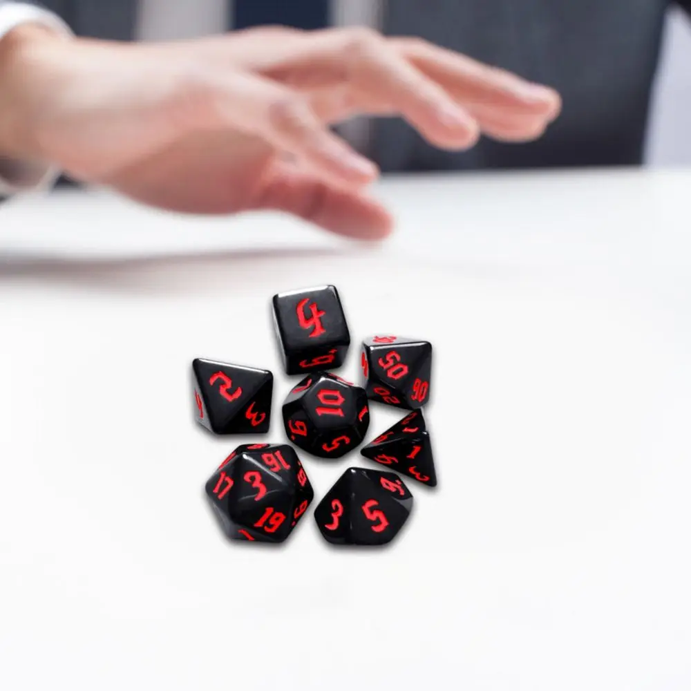 7pcs/set Gift For TRPG DND 7-Die Game Dice Table Game DND Dice Polyhedral Dice