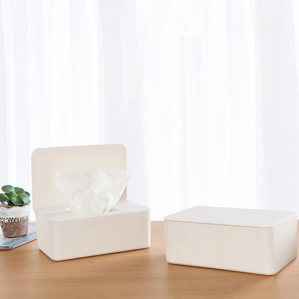 Organizador de caixa de máscara multifuncional simples e elegante organizador de tecido molhado para mesa de cosméticos