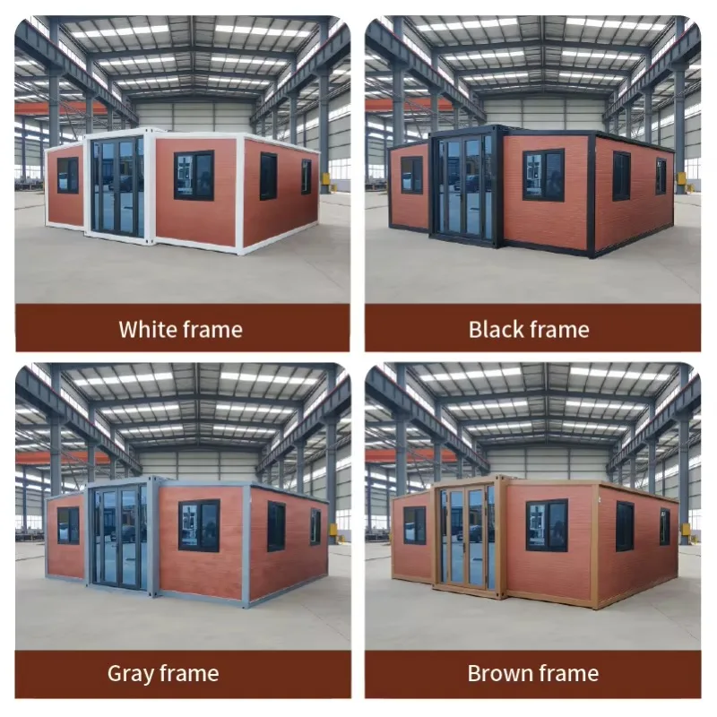 Luxury Prefab Modular Portable Mobile Container House with Sandwich Cotton Board Quick Assemble Tiny Home