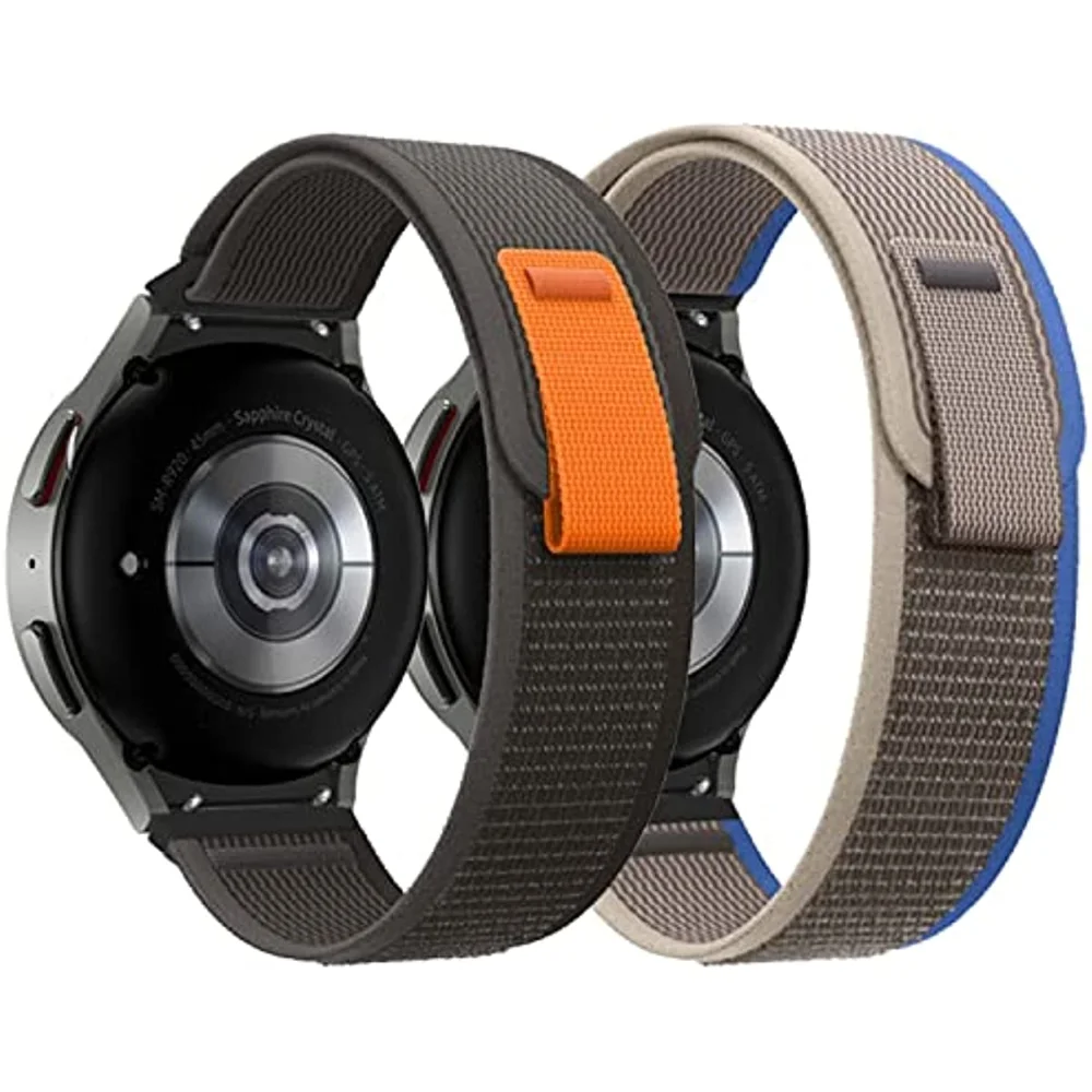 

No Gap 20mm Band for Samsung Galaxy Watch 4 5 6 Strap 44mm 40mm watch4/6 Classic 42mm 43mm 46mm 47mm Soft Nylon Loop Bracelet