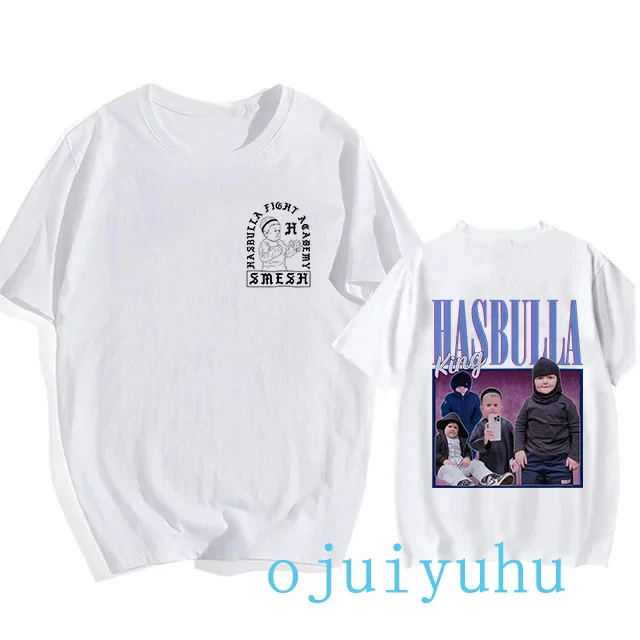 Classic Team Hasbulla EU Size T Shirt Fighting Hasbulla T-shirt Hip Hop Graphic Shirt Tops Manga T Shirt Y2k Gothic Streetwear