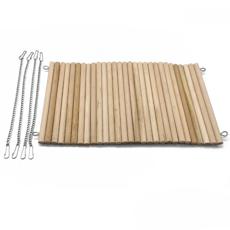 Wooden Hamster Hanging Hammock 6