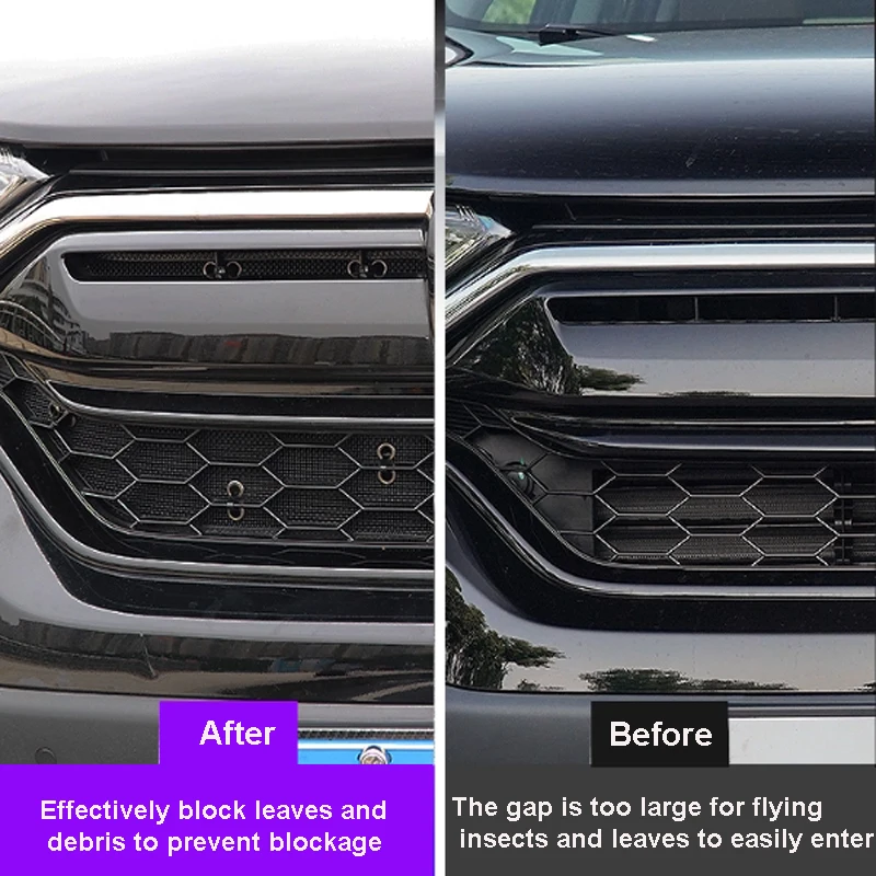 لشركة هيونداي سوناتا 11th Gen سيارة شبكة مقاومة للحشرات شبكة خزان المياه البعوض القوارض برهان الصفصاف Catkins ملحقات واقية #2