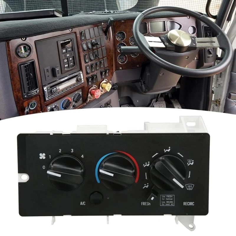 

Upgraded Control Panel Durable Plastic Air Condition Control Assembly for Car