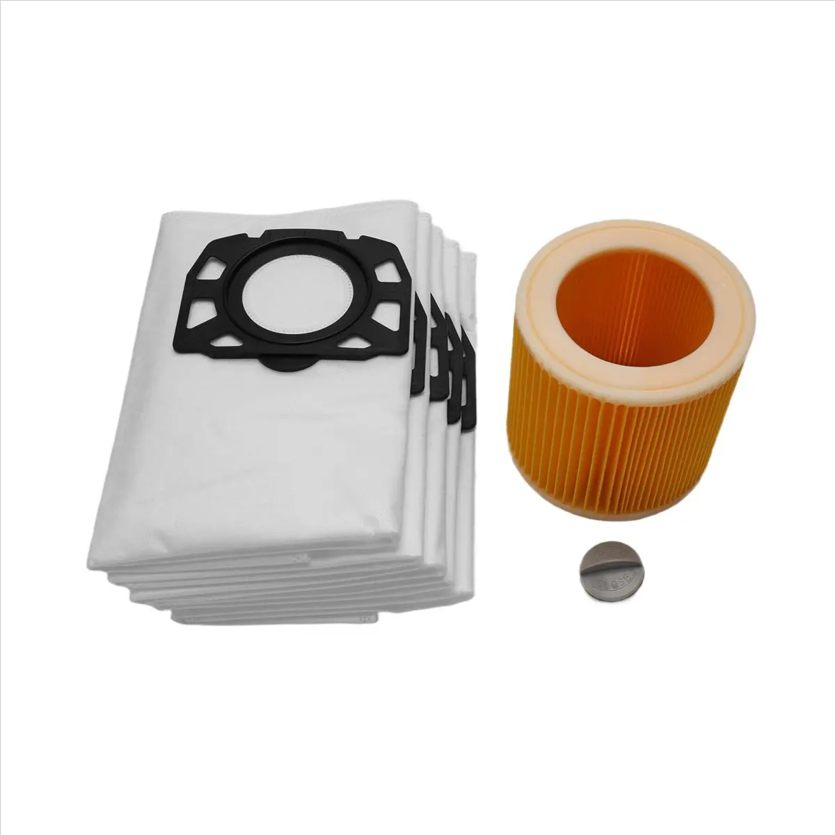 #86S Vacuum Cleaner Bags Filter Suitable for Karcher KFI 357 KFI357 KA 40,For Karcher MV4 MV5 MV6,(Non-woven fabric+Plastic)