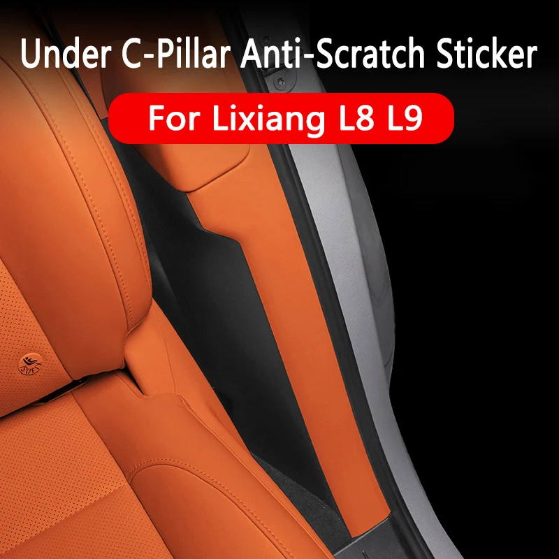 

Защитная наклейка под C-стойкой автомобиля для Li Lixiang L9 L8, идеальная кожаная защита дверной рамы, устойчивая к царапинам накладка