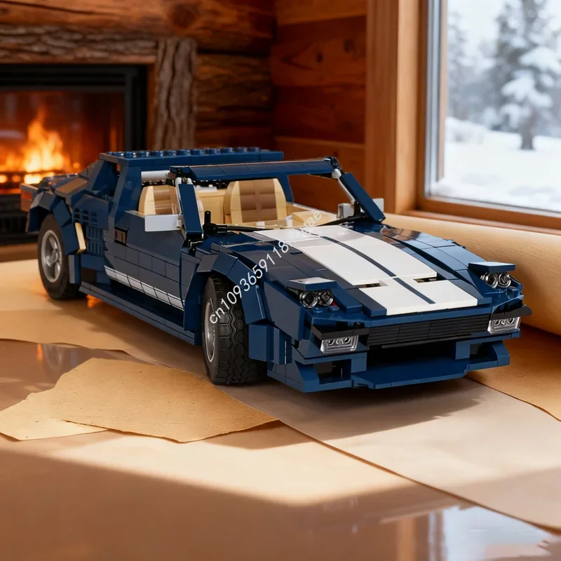

1166pcs MOC De Tomaso Pantera B Model Creator Experted Building Blocks Toys Construction Christmas Gift DIY Idea Kids Birthday