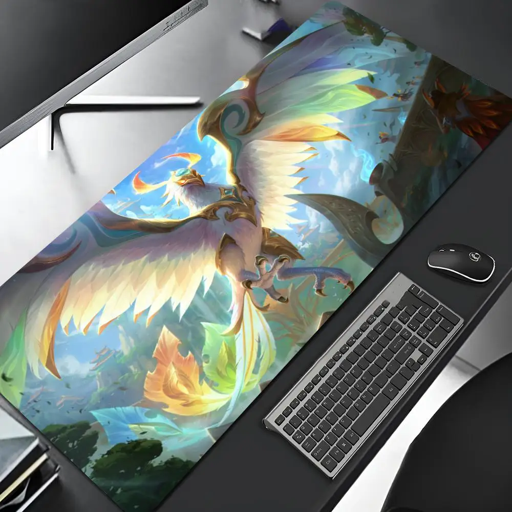 Anivia Annie Aphelios Mouse Pad Cartoon Lockedge Large Gaming Pad Computer Gamer Keyboard Mat Desk Mousepad PC Desk Pad