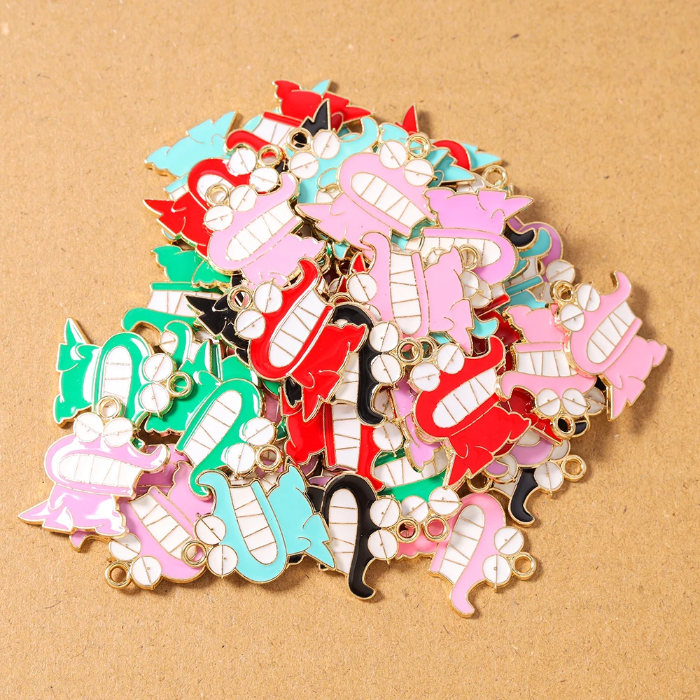 

10pcs Cute Alligator Charms Pendants for Jewelry Making Earrings Necklace Bracelet DIY Handmade Accessories Supplies