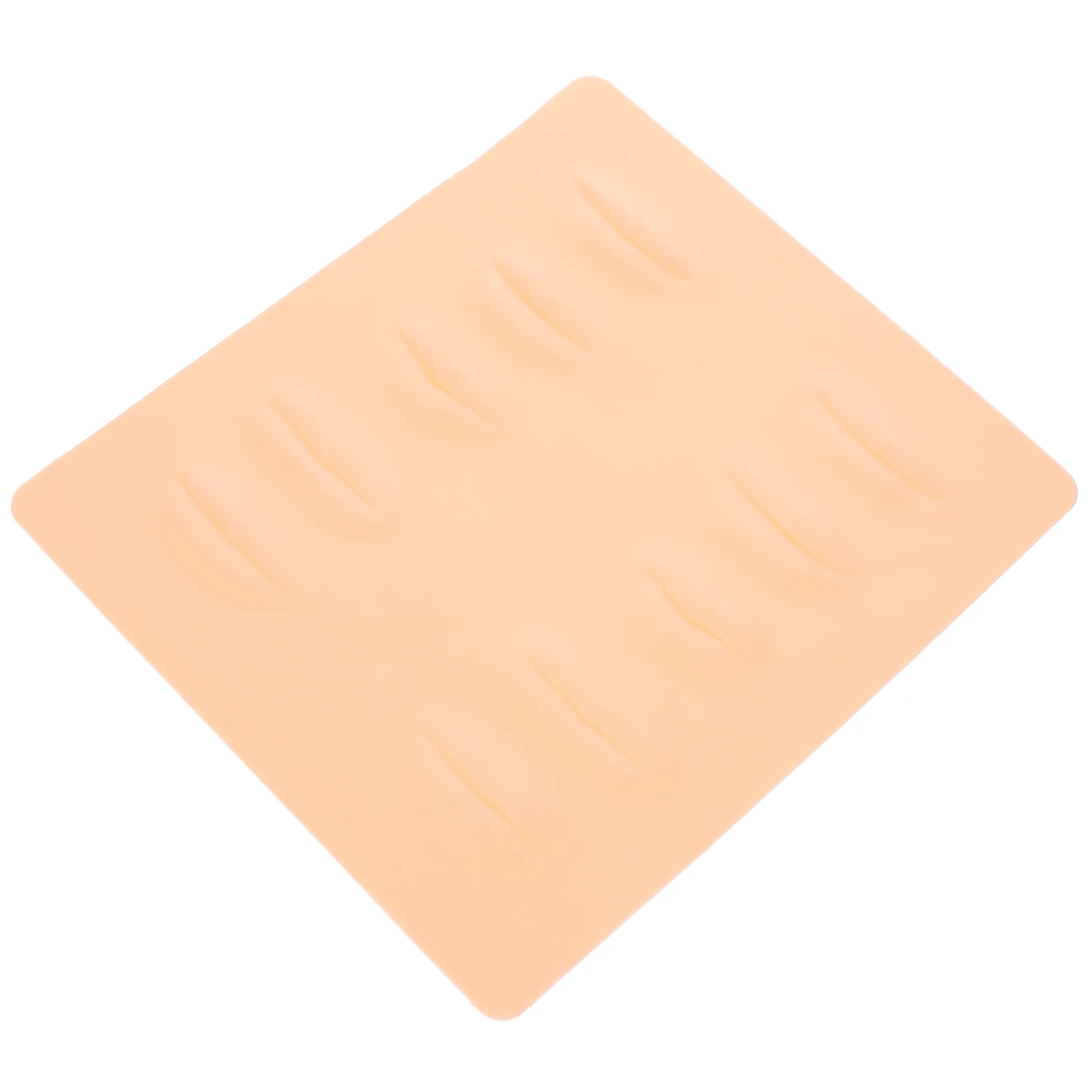 

3D Eyebrow Tattoo Practice Skin Silicone Sheets Microblading Training Lip Embroidery Fake Color Thick Size