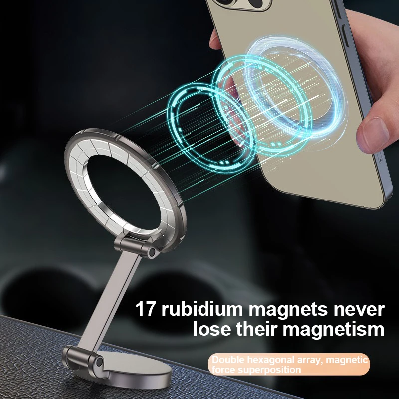 Car holder Magsafe strong magnetic mobile phone holder Car dashboard 360 ° rotation navigation universal