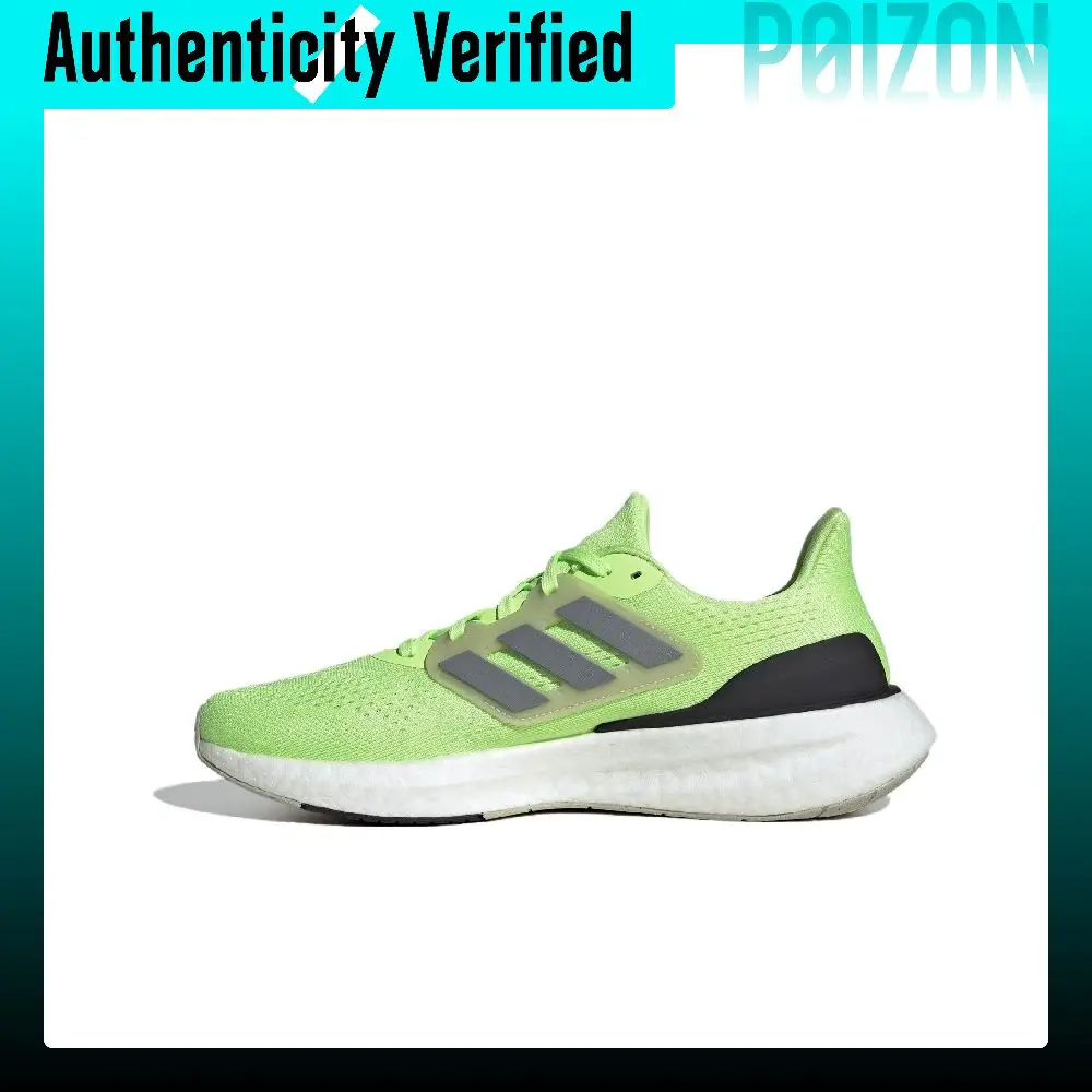 chaussures-de-course-adidas-pureboost-23-pour-hommes-modele-bas-couleur-vert-neon-noir-if1550