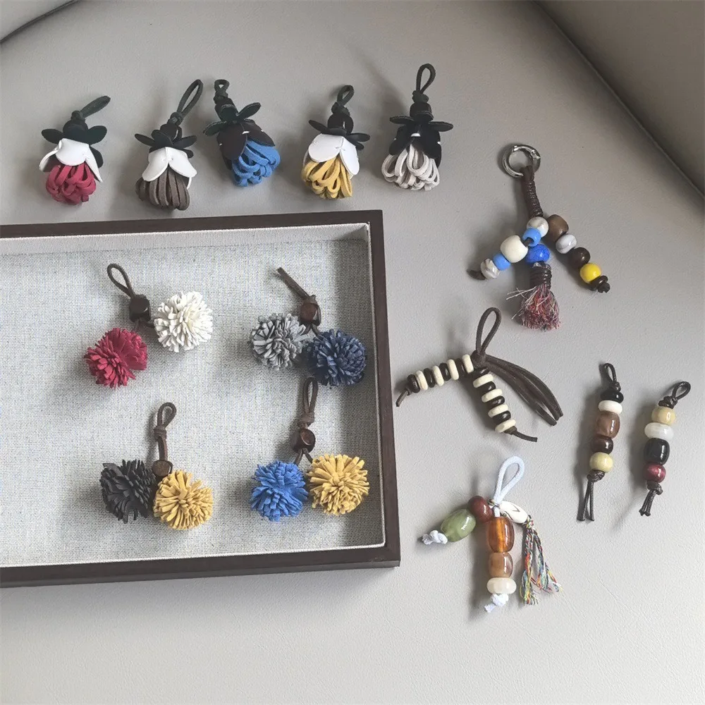Maillard Schnürsenkel Blume Tannenzapfen Pom-Pom Quaste mit Holzperlen Känguru Charm Einzelpackung Sneaker Schnürsenkel Zubehör – Detail 4