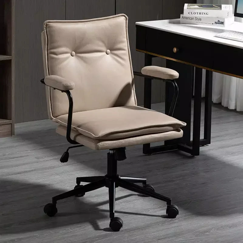 

Accent Swivel Office Chair Computer Mobile Executive Modern Nordic Comfy Vanity Office Chair Luxury Bureau Meuble Furniture