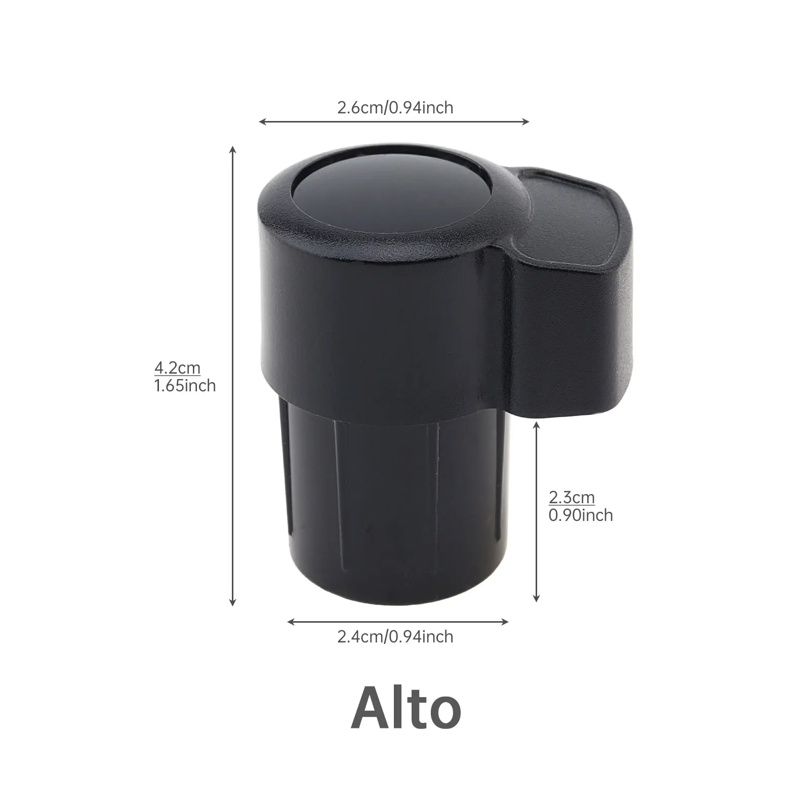 Plastic Saxophone Neck Plug for Alto / Tenor / Soprano Saxophones, Anti Bump End Cap