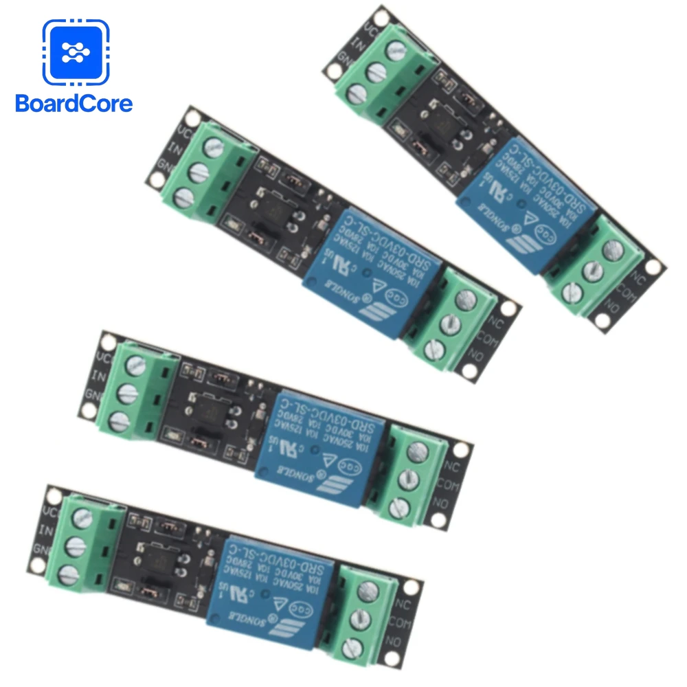 1/2PCS 3V Relay Isolated Drive Control Module 1 Channel High Level Board for Arduino