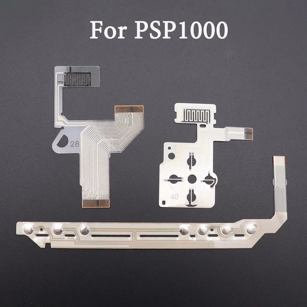 For PSP 1000 2000 3000 L R Left Right Volume Button PCB Keypad Ribbon Replacement For PSP1000 PSP2000 PSP3000 Flex Cable
