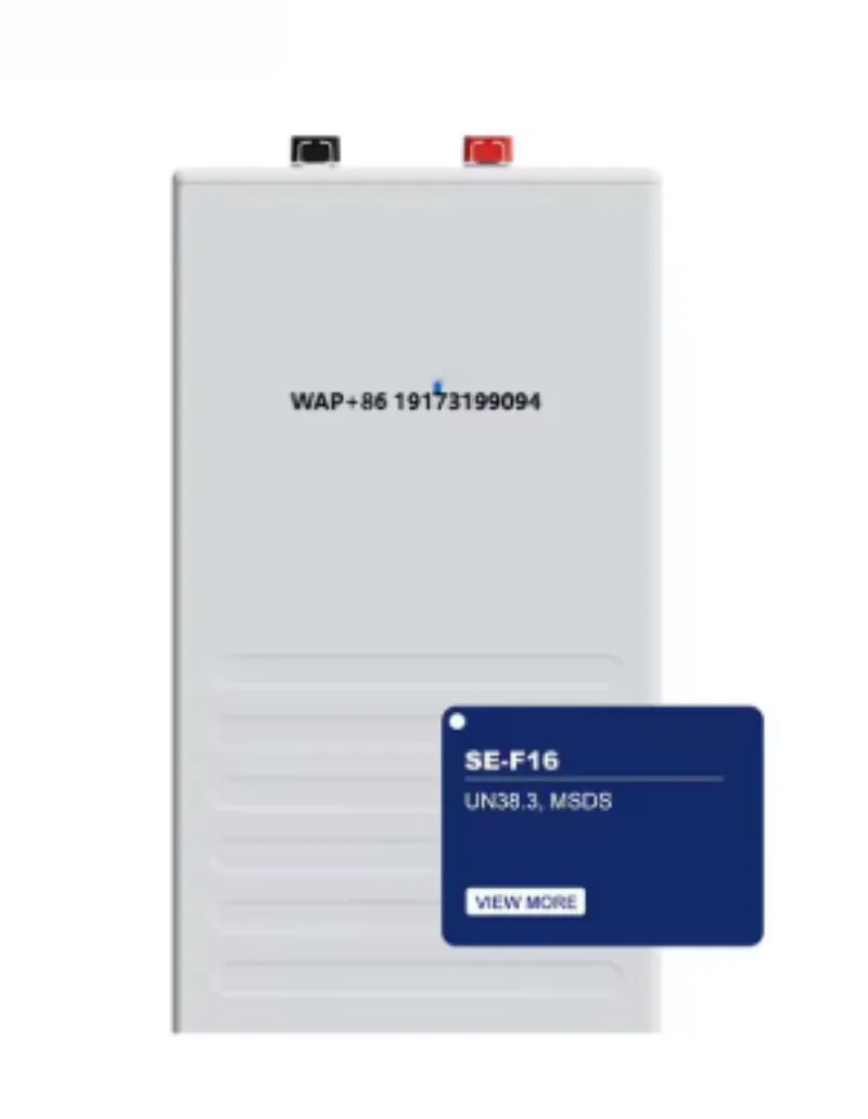 Deye New Style 16KWH SE- F16 LFP Battery 51.2V 314Ah 16KWh 6000 Cycles in Stock Wall Mounted Lithium Battery